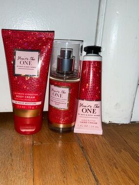 Bath & Body Works You're the One 3-Piece Red Bath & Body Set